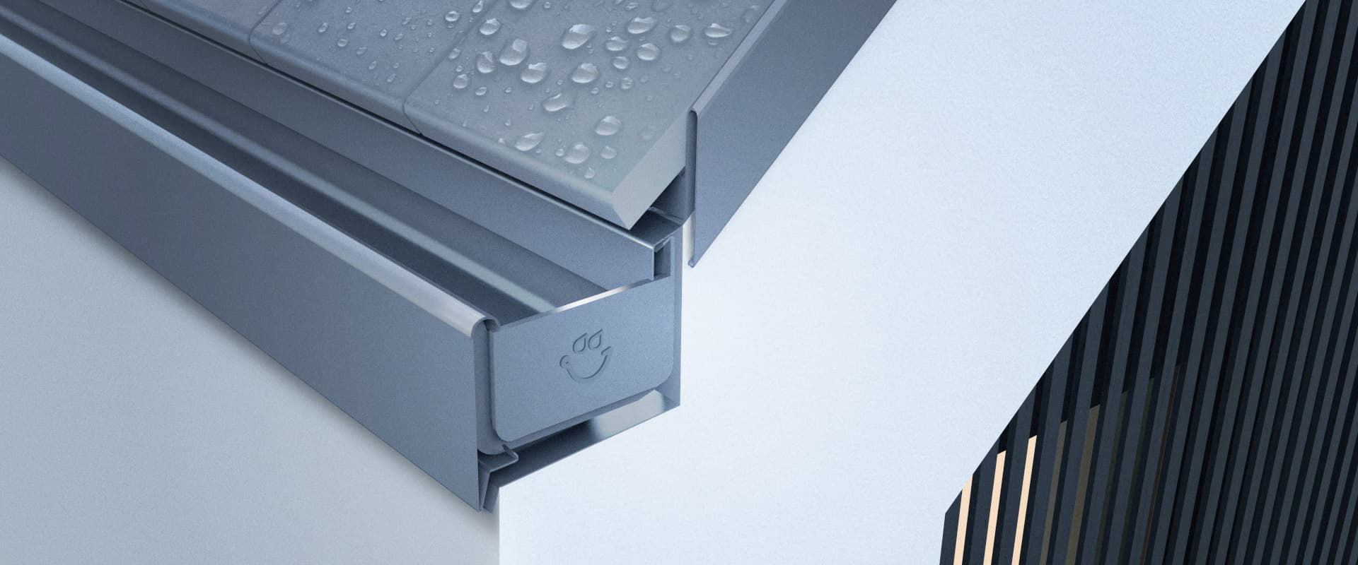 ZoitoruHub Gutter Guard Cross-Section